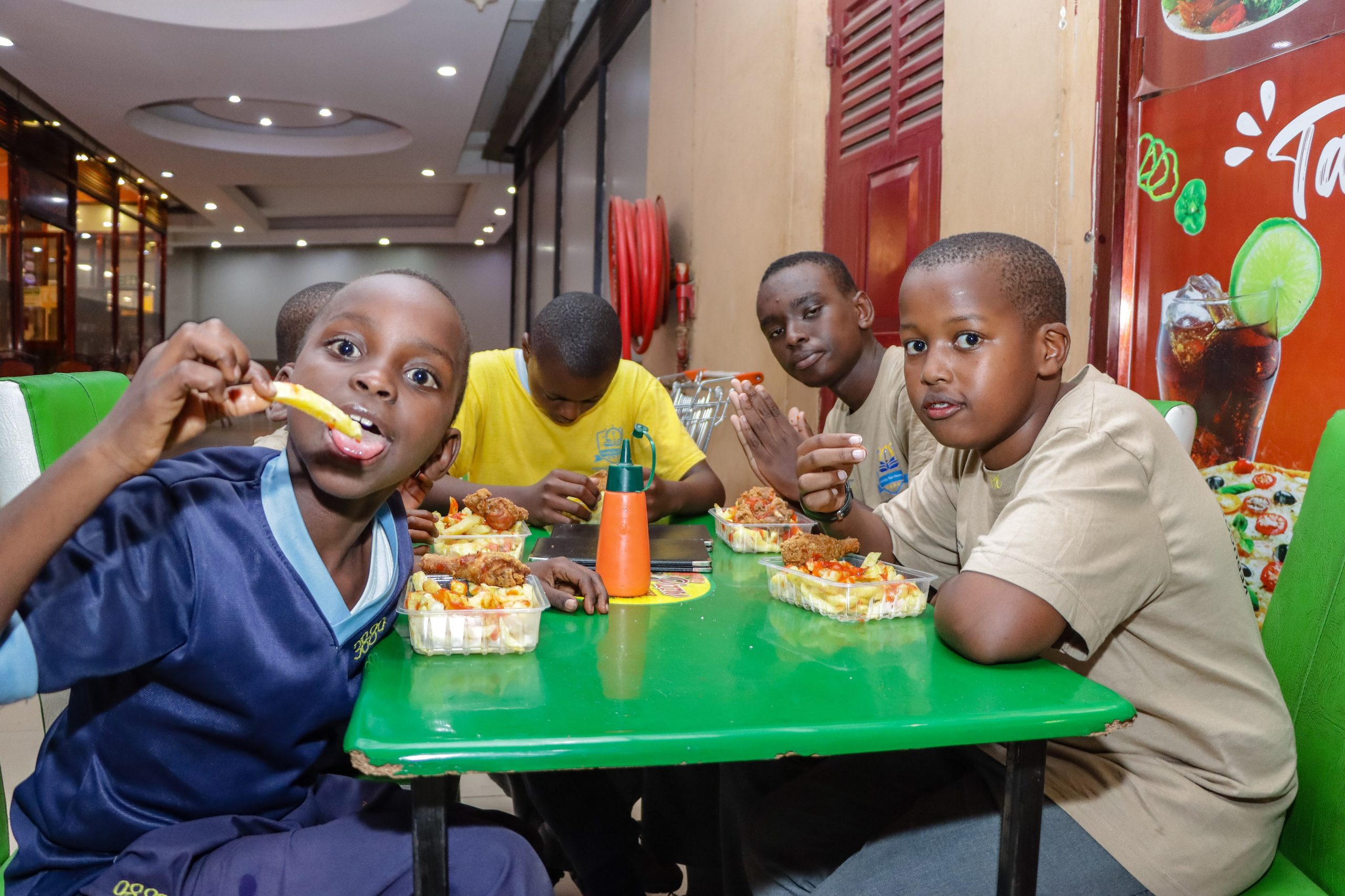 Eating after training - Best School in Kirinyaga County