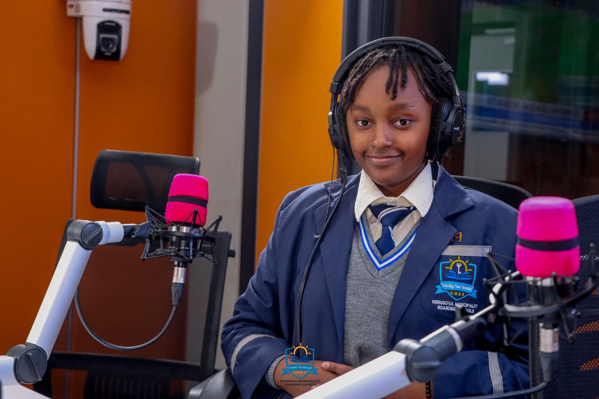 KMBPS Students in radio Studio